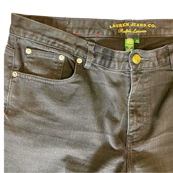 Ralph Lauren Lauren Jeans Co. Black Modern Slim Jeans - Picture 4 of 15